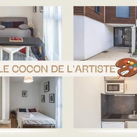 Le Cocon De L'artiste - Moderne, Artistique Et Cosy ! * Troyes